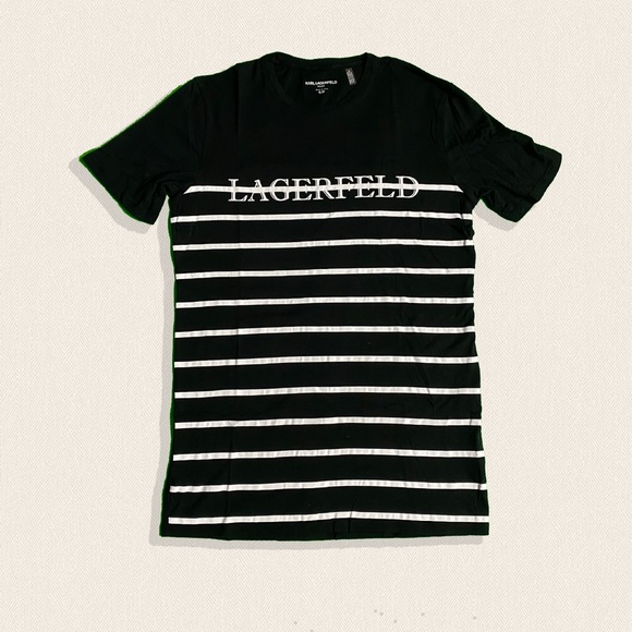 Karl Lagergeld striped Tshirt